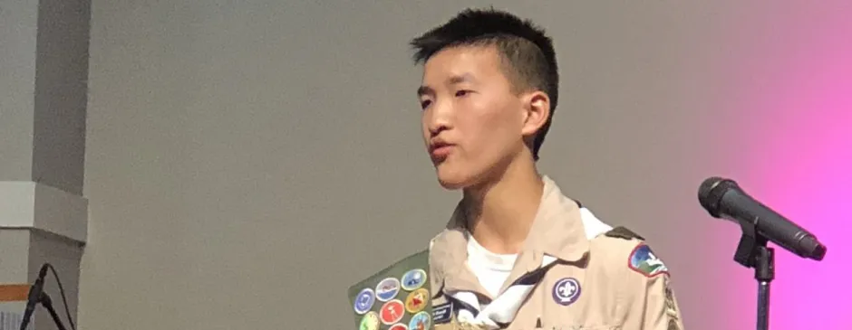 Caleb Powell, Eagle Scout