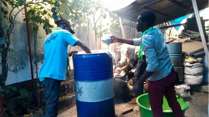 Scouts drive youth-led solutions for positive change in DR Congo! 