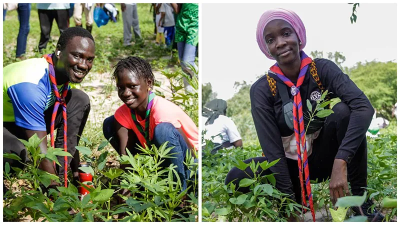 Scouts from the Dakar area, Senegal