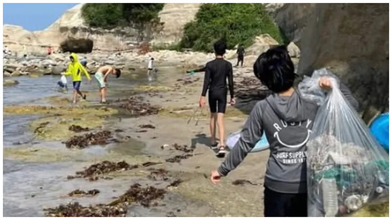 Japanese Scouts clear 2M+ pieces of plastic waste