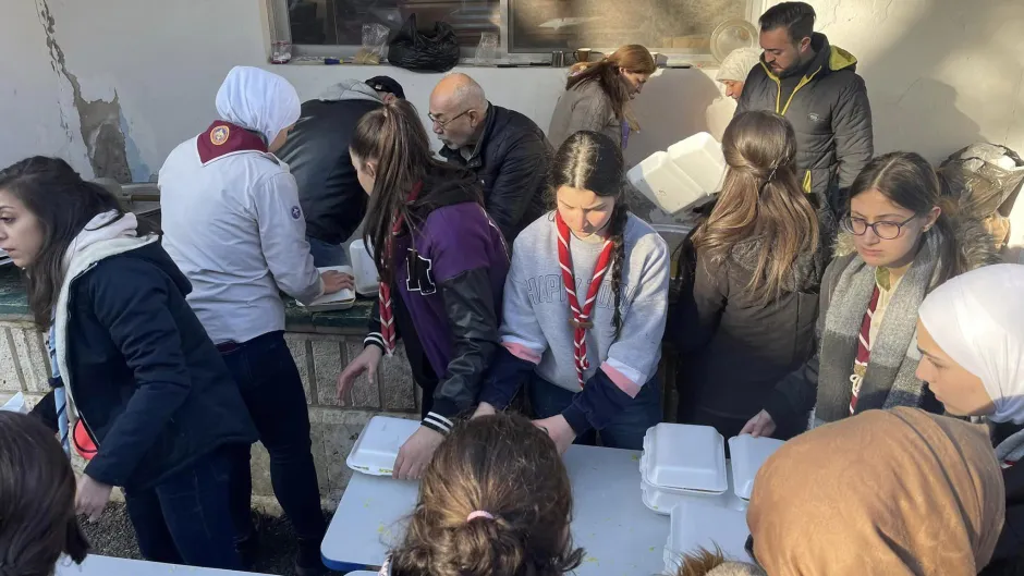Scout solidarity in Türkiye and Syria