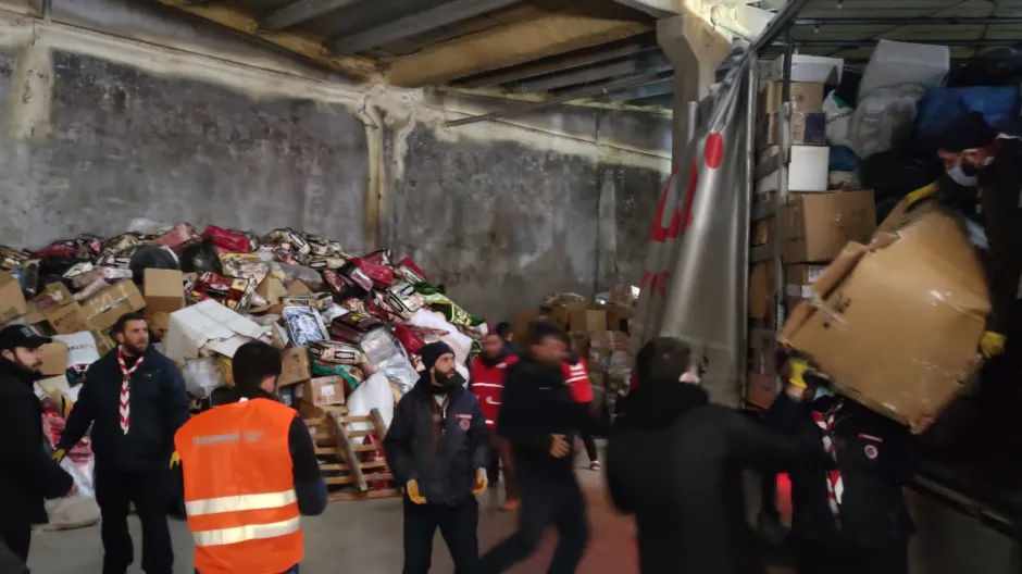 Scout solidarity in Türkiye and Syria