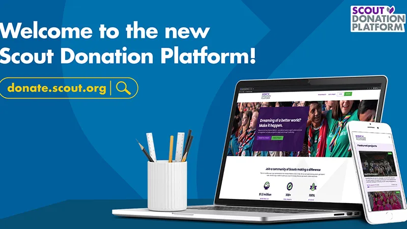 Explore the new Scout Donation Platform! 