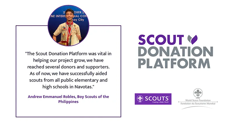 Explore the new Scout Donation Platform! 