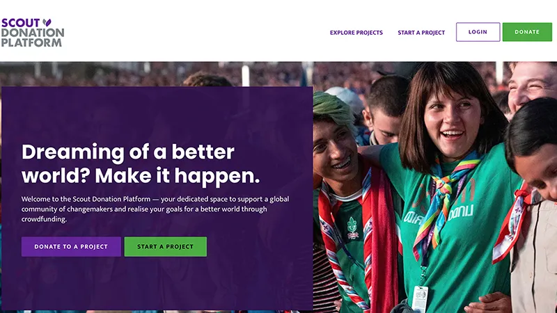 Explore the new Scout Donation Platform! 