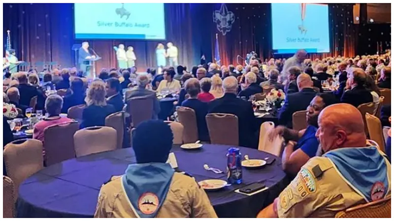 Four volunteers receive 2023 Silver World Award for international service to Scouting