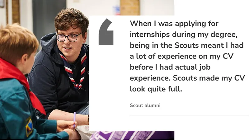 Increased employability through Scouting!