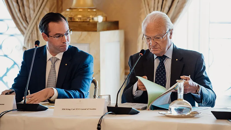 HRH Prince Guillaume of Luxembourg receives Bronze Wolf Award