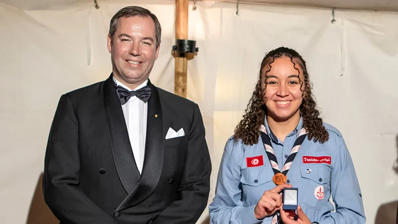 HRH Prince Guillaume of Luxembourg receives Bronze Wolf Award