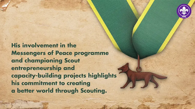 Mexico´s Hector Robledo Cervantes receives Bronze Wolf Award