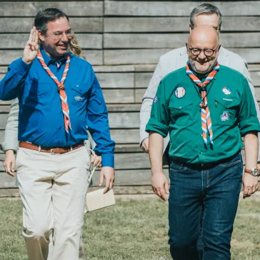 HRH Prince Guillaume of Luxembourg awarded Bronze Wolf