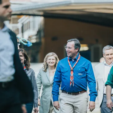 HRH Prince Guillaume of Luxembourg awarded Bronze Wolf