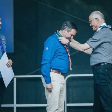 HRH Prince Guillaume of Luxembourg awarded Bronze Wolf